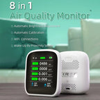 Smart Air Quality Monitor – 8-in-1 Detector - My Store