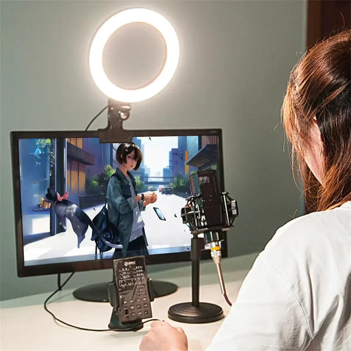 Clip-On Ring Light – 6-inch USB Webcam Light - My Store
