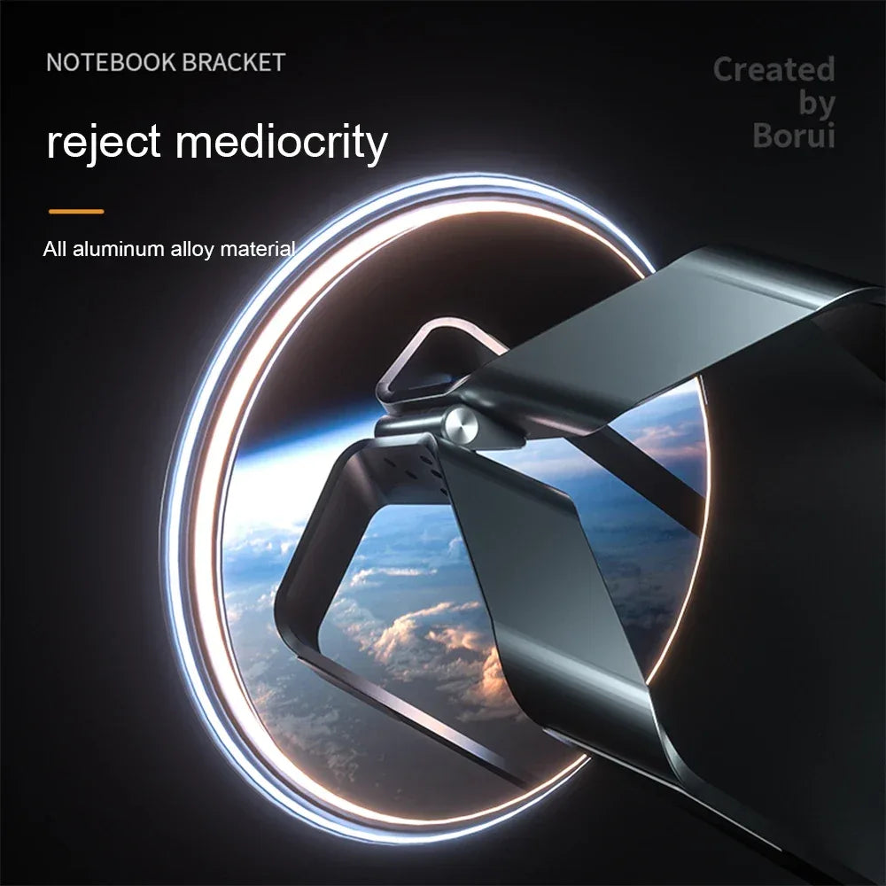 Adjustable Aluminum Laptop Stand – Portable, Foldable Holder - My Store