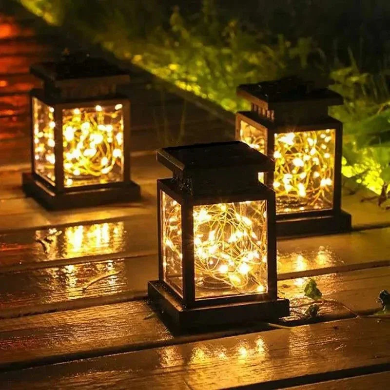 Solar Powered Lantern – Waterproof Outdoor Hanging & Table LED Light - My Store