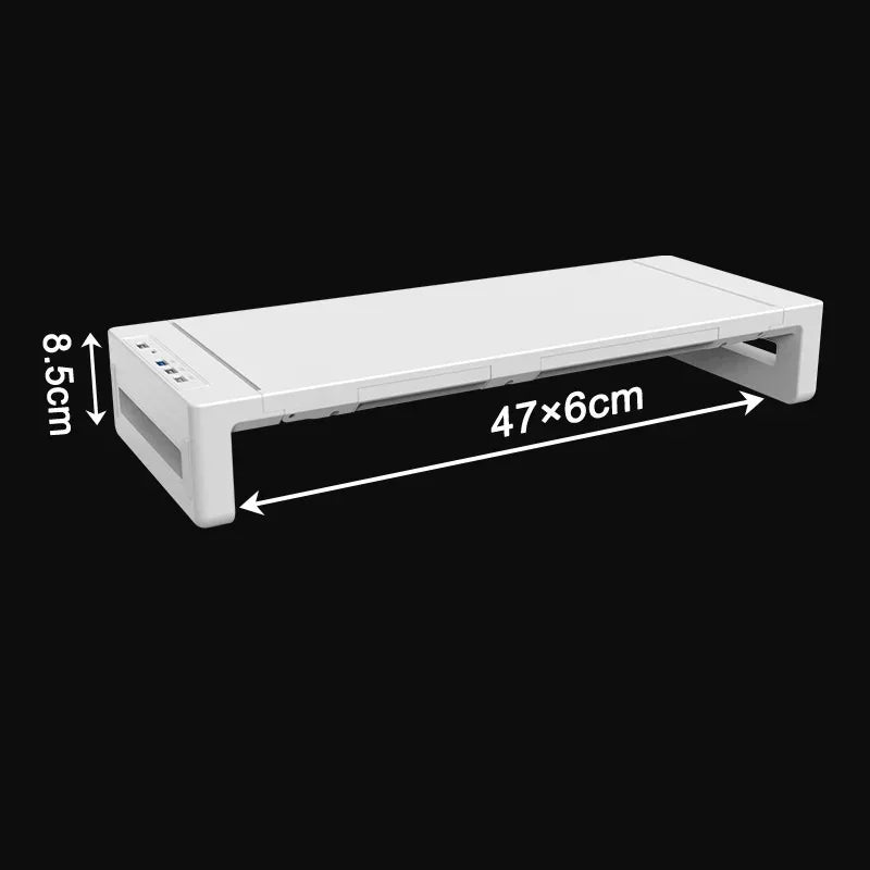 Monitor Stand Riser – Foldable & Height Adjustable Desk Organizer - My Store