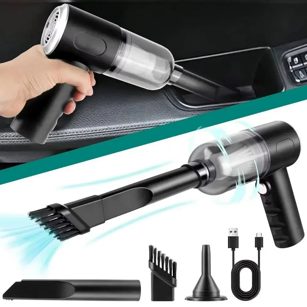 Portable Cordless Car Vacuum Cleaner – High Power Suction - My Store
