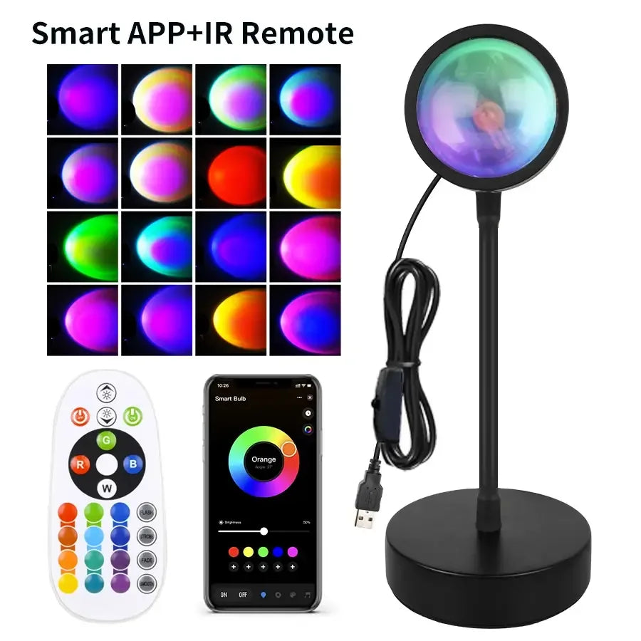 Smart Sunset Projection LED Lamp - My Store
