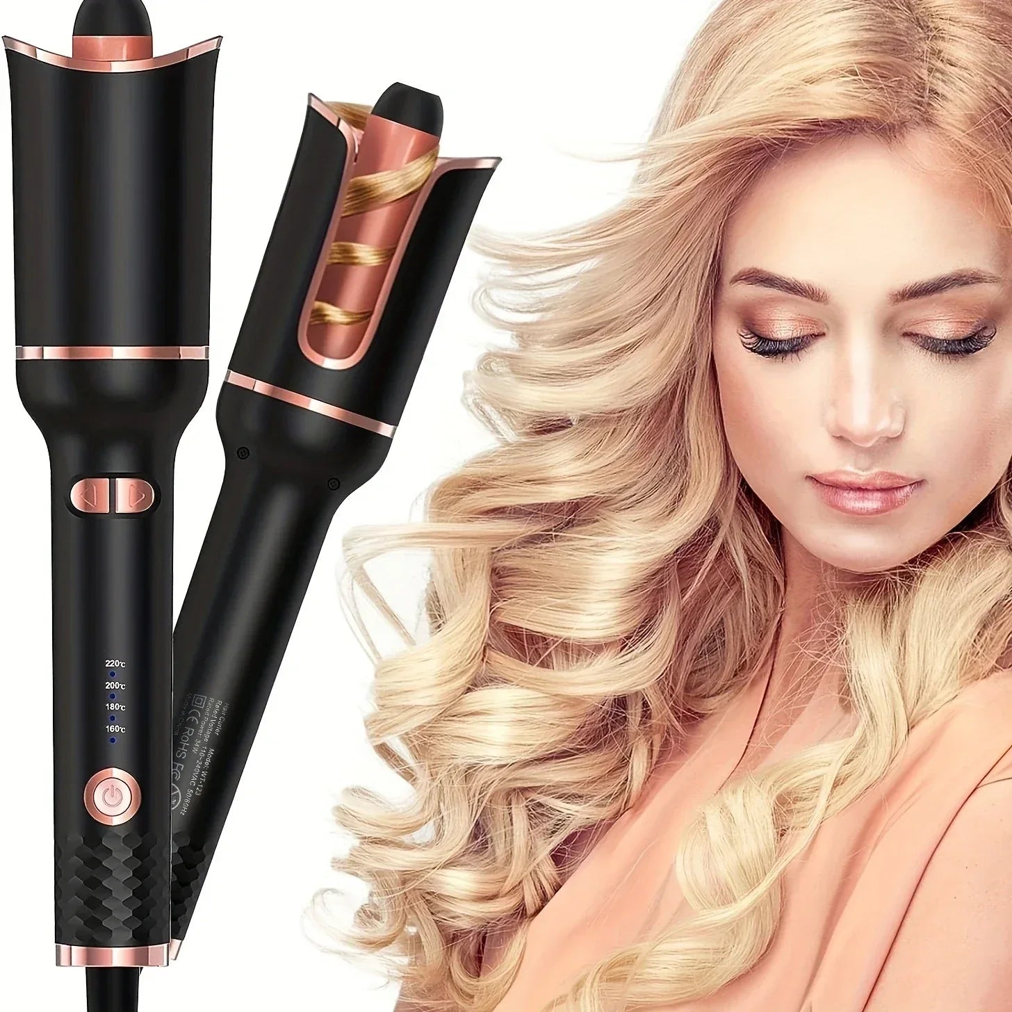Automatic Hair Curler – Ceramic Rotating Curling Iron - My Store