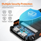 20000mAh Solar Power Bank – Portable Charger with Solar Panel - My Store