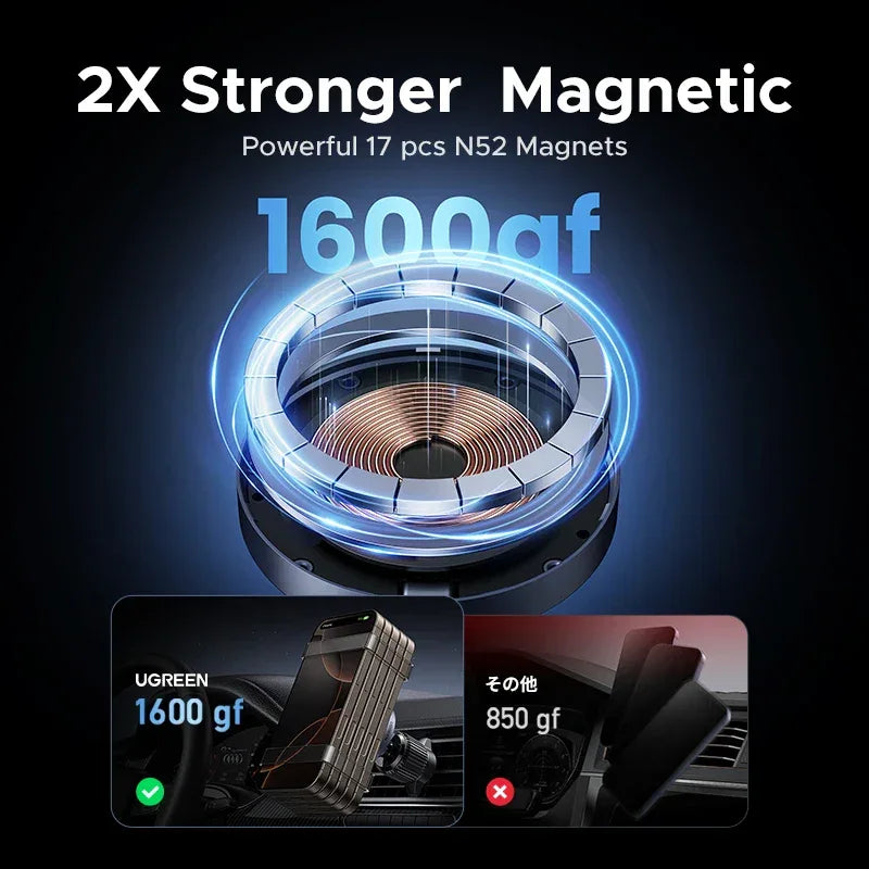 Magnetic Car Charger – Fast Wireless Charging Mount for Smartphones - My Store