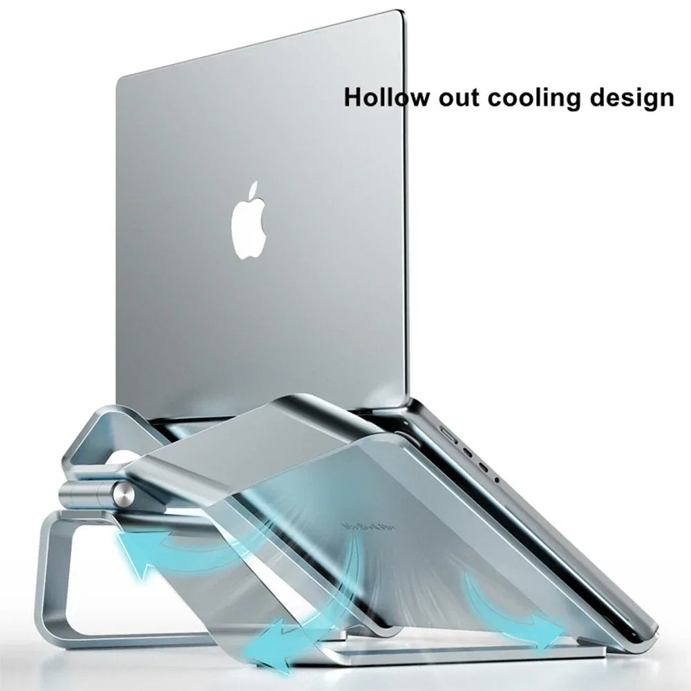 Adjustable Aluminum Laptop Stand – Portable, Foldable Holder - My Store