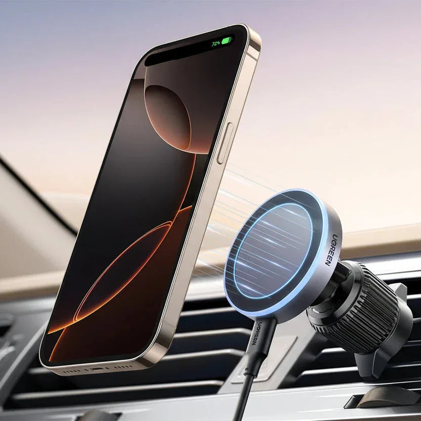 Magnetic Car Charger – Fast Wireless Charging Mount for Smartphones - My Store