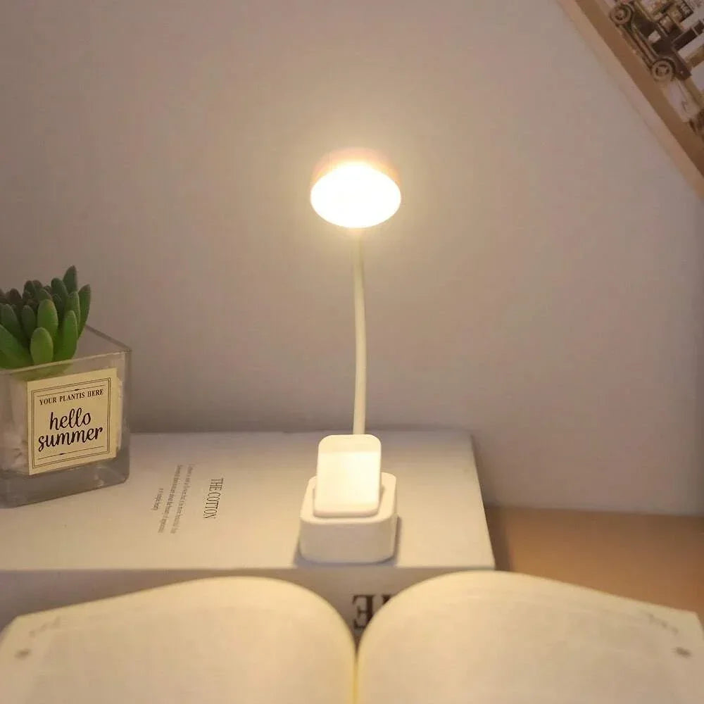 Mini Rechargeable Book Light – Adjustable Clip-On Reading Lamp - My Store