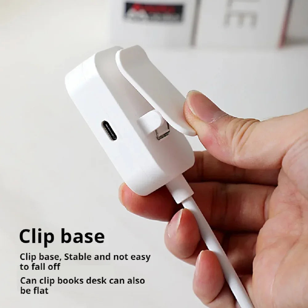 Mini Rechargeable Book Light – Adjustable Clip-On Reading Lamp - My Store