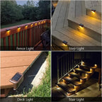 16-Pack Outdoor Solar Deck Lights – LED Step & Path Lights - My Store