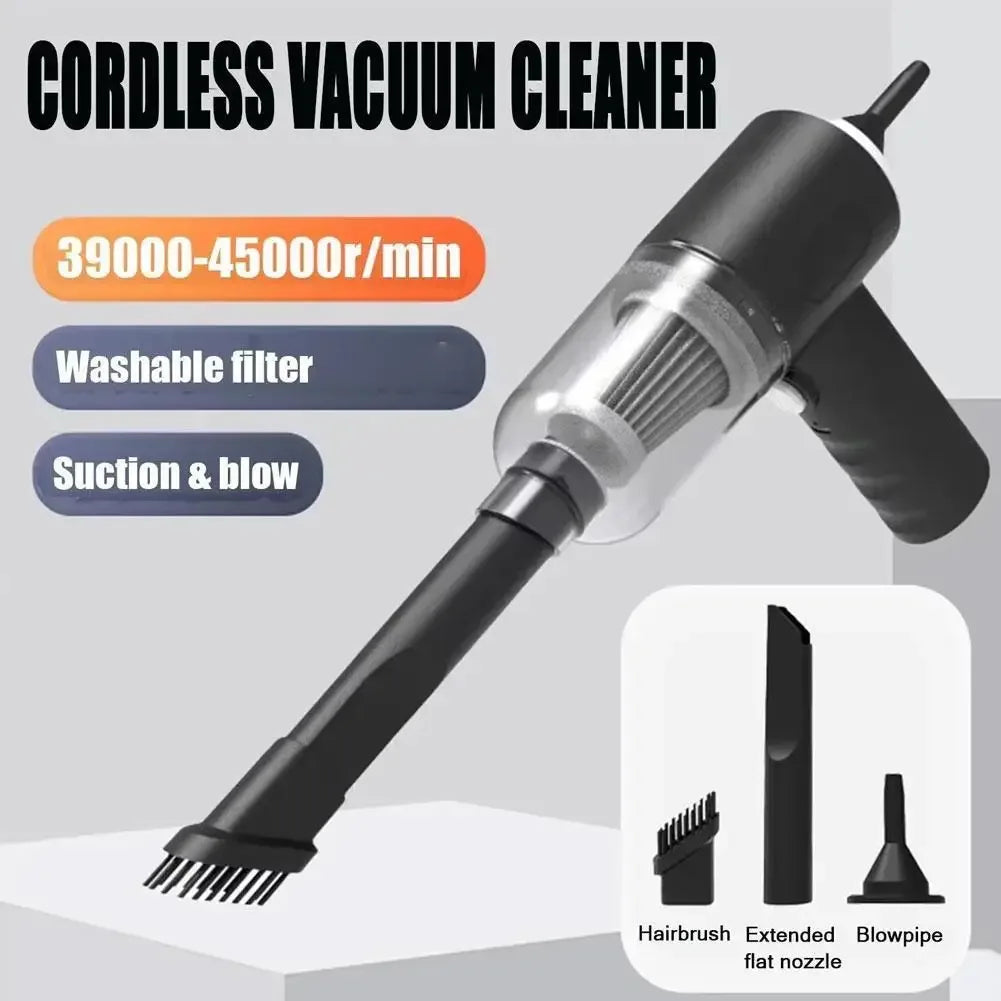 Portable Cordless Car Vacuum Cleaner – High Power Suction - My Store