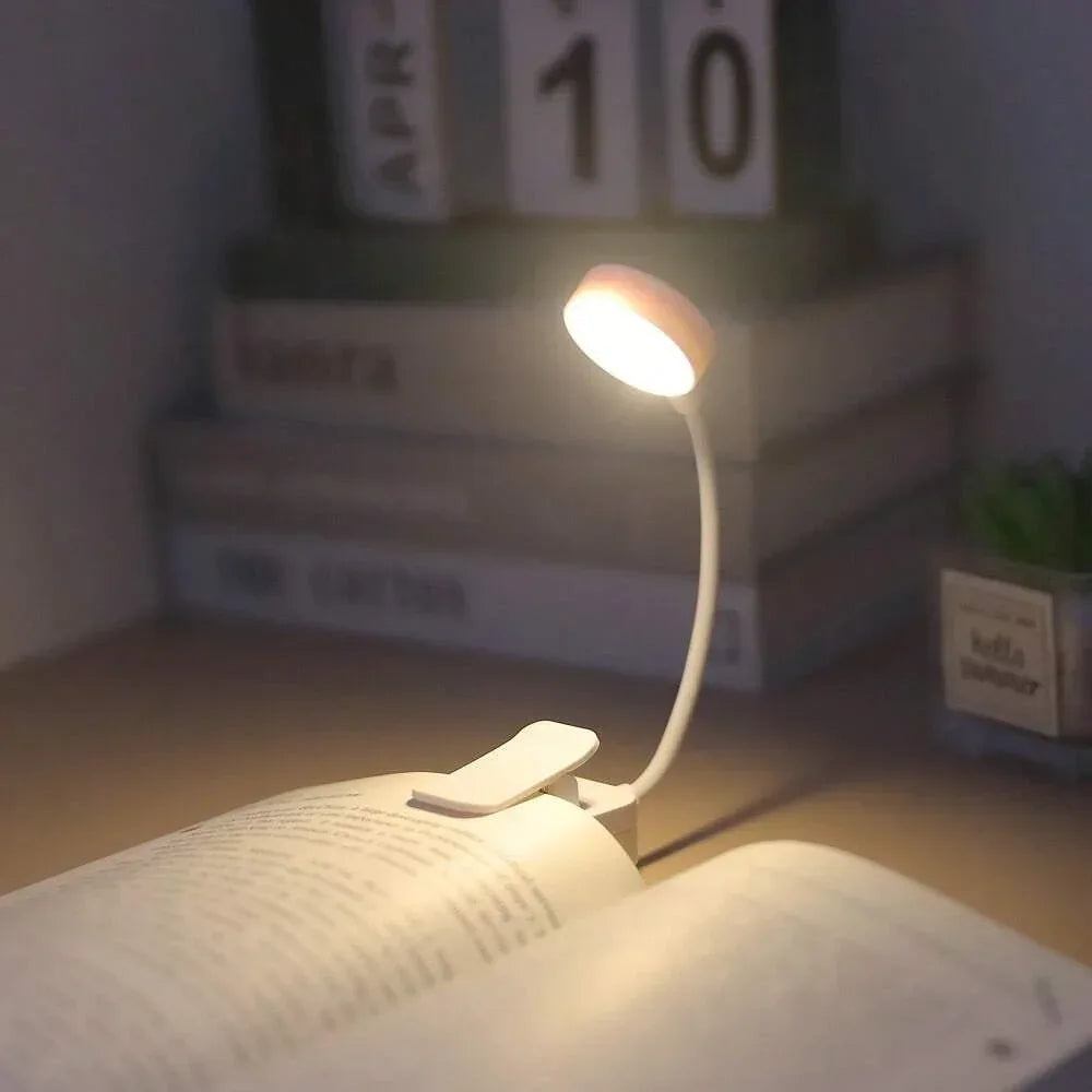 Mini Rechargeable Book Light – Adjustable Clip-On Reading Lamp - My Store