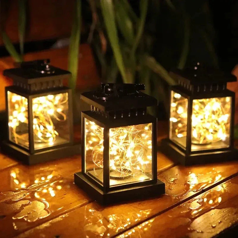 Solar Powered Lantern – Waterproof Outdoor Hanging & Table LED Light - My Store
