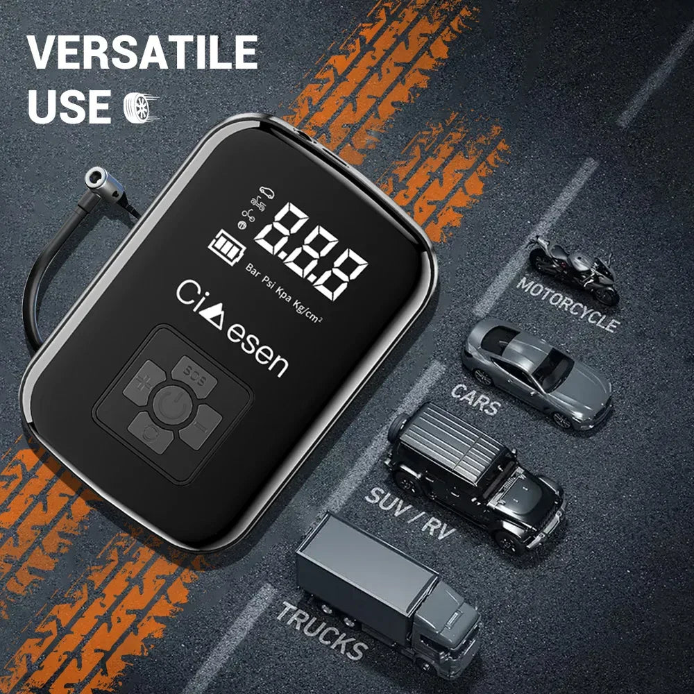 Portable Tire Inflator – 150 PSI Cordless Air Compressor - My Store