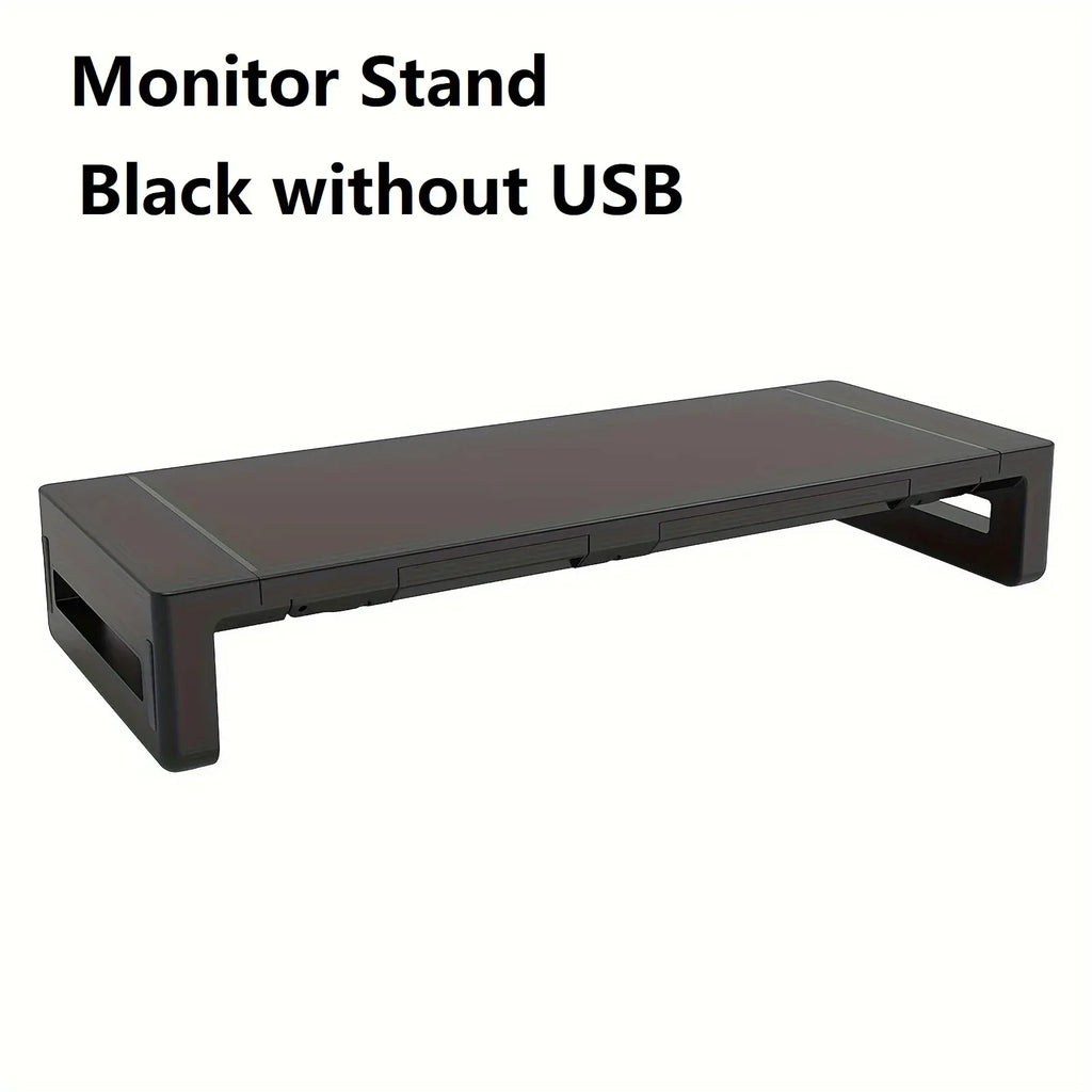 Monitor Stand Riser – Foldable & Height Adjustable Desk Organizer - My Store