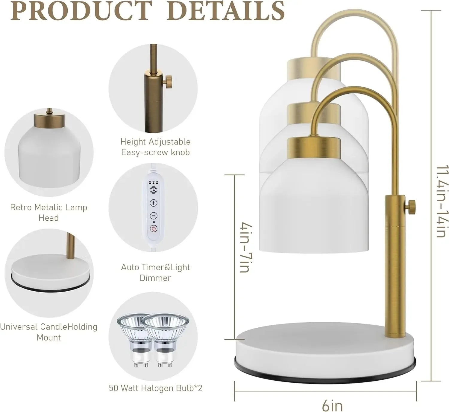 Candle Warmer Lamp – Electric Candle Melter - My Store